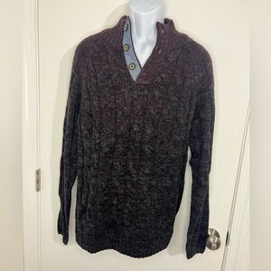 Weatherproof Vintage Mens High Neck Sweater Size L